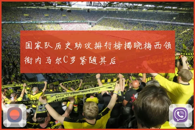 国家队历史助攻排行榜揭晓梅西领衔内马尔C罗紧随其后